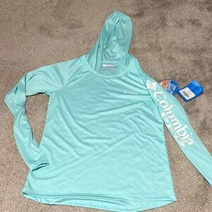 Columbia Turquoise Activewear Top